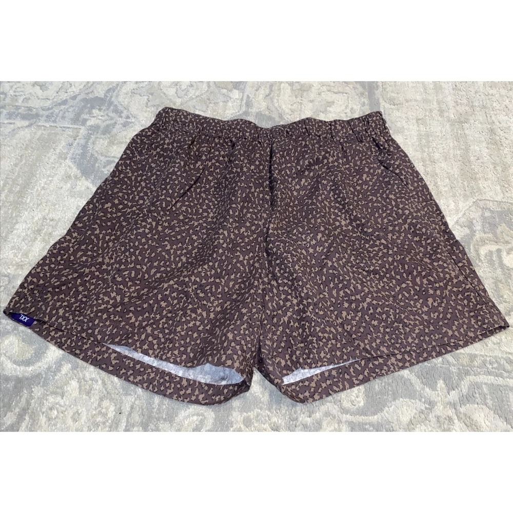 NWT Social Standard‎ Sanctuary Women's Boardwalk Leopard Brown Shorts Sz XXL 2XL